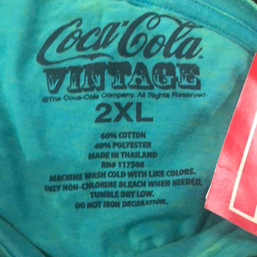 Coca-Cola vintage T-shirt 2XL - Picture 5 of 5